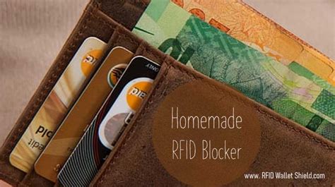 home made rfid card|homemade rfid blocker.